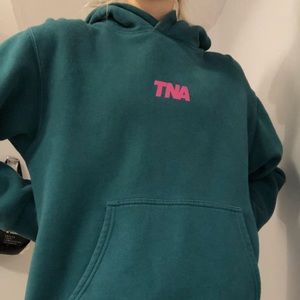 TNA green hoodie